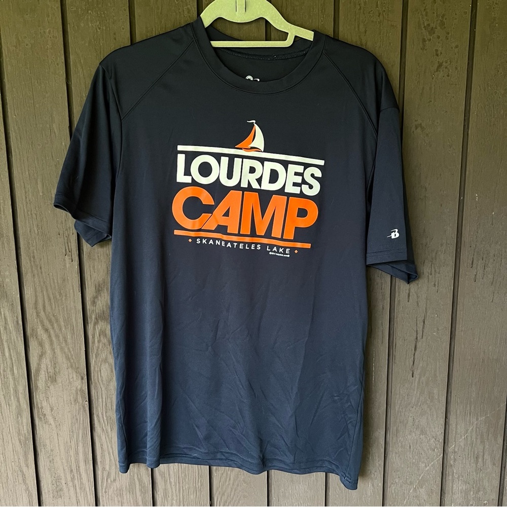 Lourdes Camp Navy Athletic T-Shirt